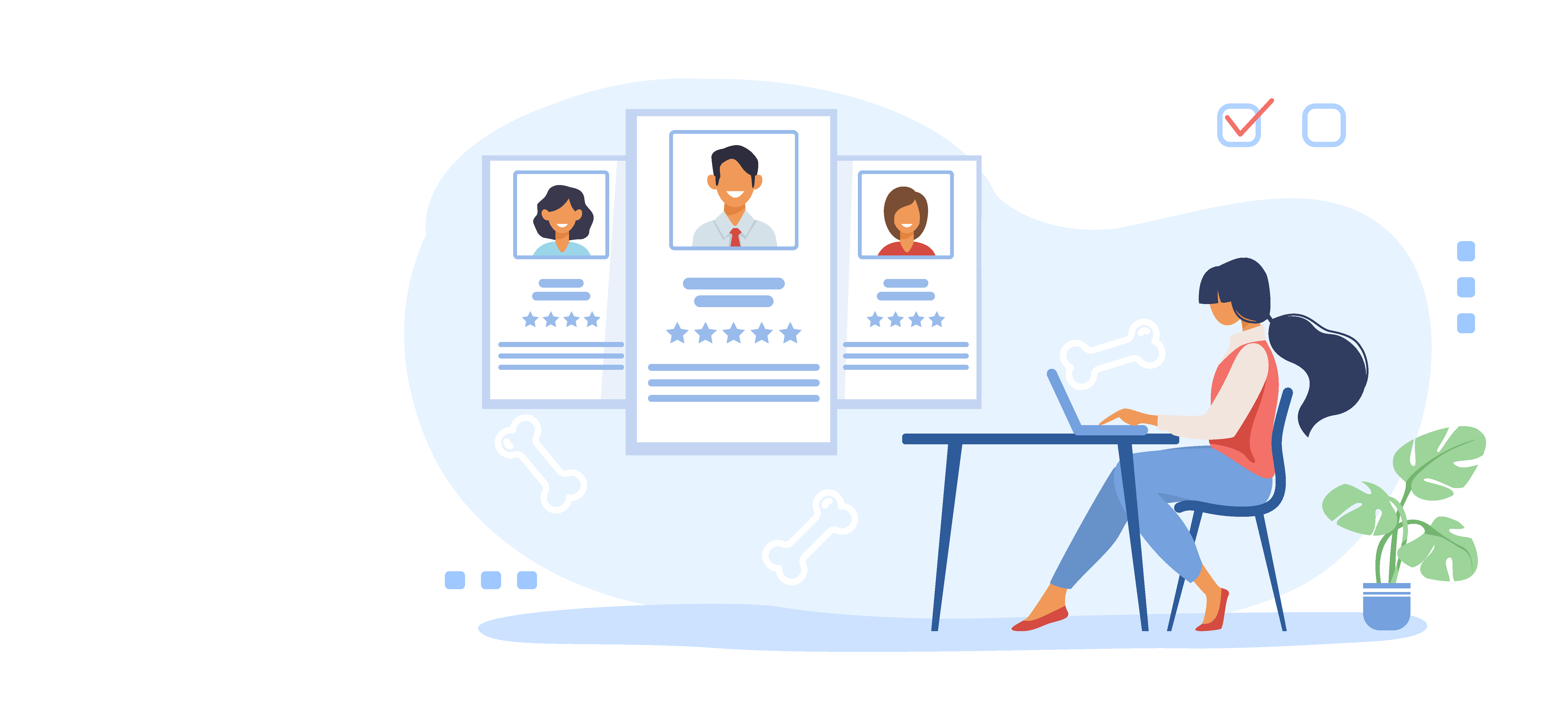 Femme prennant un rendez-vous d'ostéopathe à Etterbeek